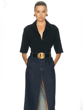 Khaite Loucin Top Black size S